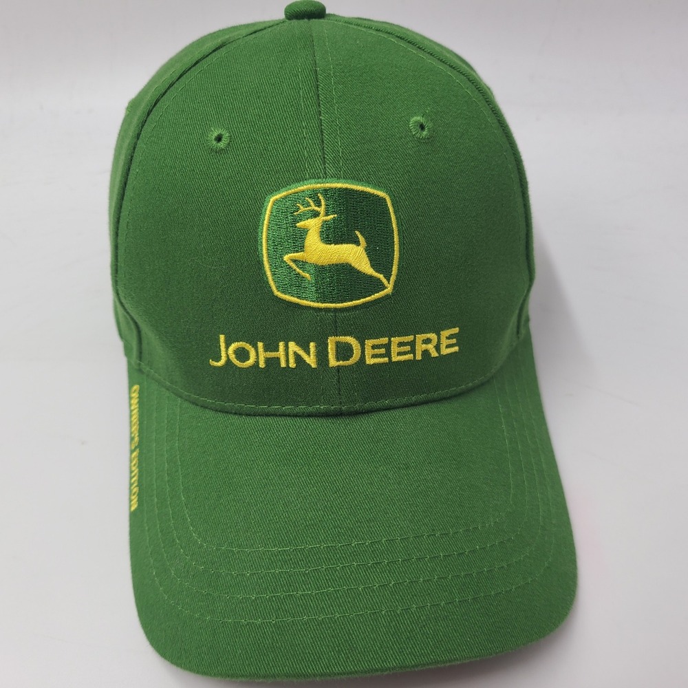 John Deere Hat‎ Strapback Green Yellow Owners Edition Nothing Runs Like A Deere